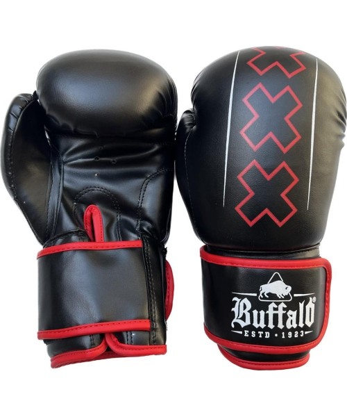 Boxing Gloves Buffalo: Buffalo Outrage boxing gloves black and red 14oz