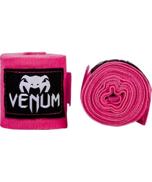 Boksi sidemed Venum: Bintai boksui Venum Kontact, 4 m - Neo Pink