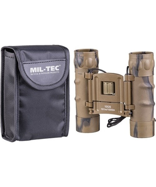 Telkimistarvikud MIL-TEC: DESERT GEN.II COLLAPSIBLE BINOCULAR 10X25