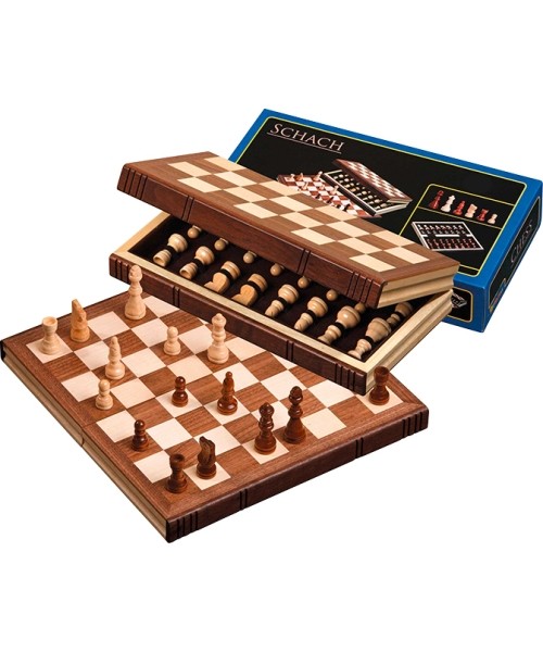 Backgammon, Chess, Checkers Philos: Reisi malekomplekt Philos puidust, magnetiline 30x15,5cm