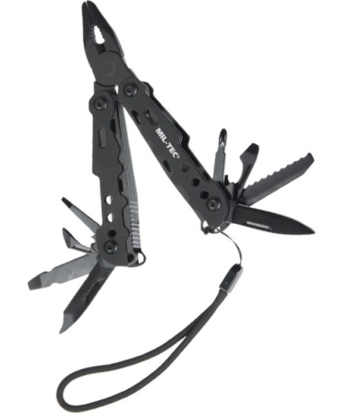 Multifunction Tools and Knives MIL-TEC: BLACK MULTI TOOL SMALL WITH CASE