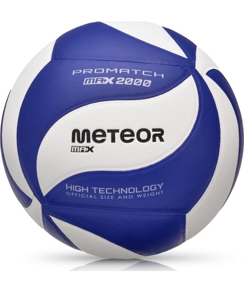 Võrkpall Meteor: VOLLEYBALL BALL MAX 2000 valge-sinine