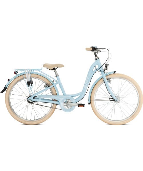 Children's and Junior Bikes PUKY: Dviratis PUKY Skyride 24-3 Classic Alu retro blue