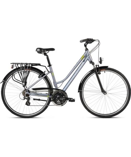 City Bikes Romet: Dviratis Romet Gazela 0 2024 bright graphite-green