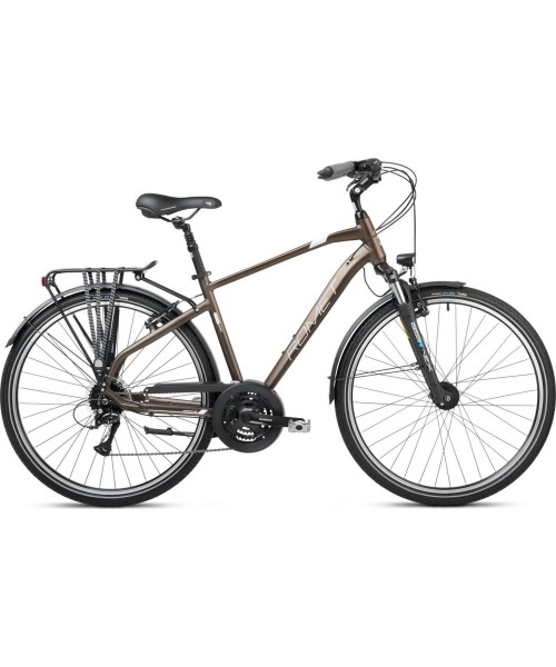 City Bikes Romet: Dviratis Romet Wagant 5 2024 brown-white