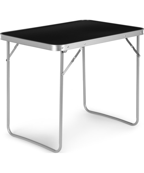 Tables ModernHOME: Kelioninis iškylų stalas iškylų stalas sulankstomas 70x50cm juodas