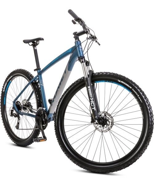 City Bikes Romet: Dviratis Romet Rambler R9.3 2024 dark blue-graphite-blue