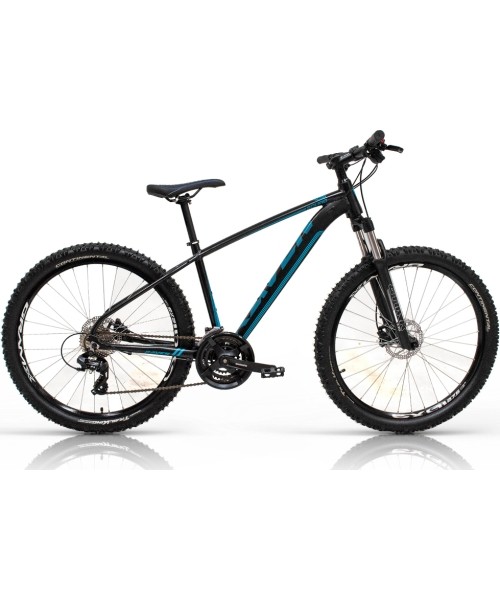 City Bikes : RAVEN Squad 27,5" 24G dydis 17" (43cm) (juoda/mėlyna)