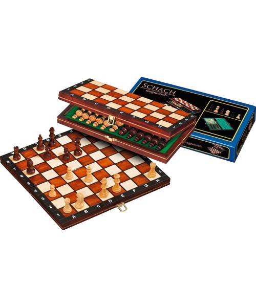 Backgammon, Chess, Checkers Philos: Reisi malekomplekt Philos, magnetiline 6.5x13.5cm