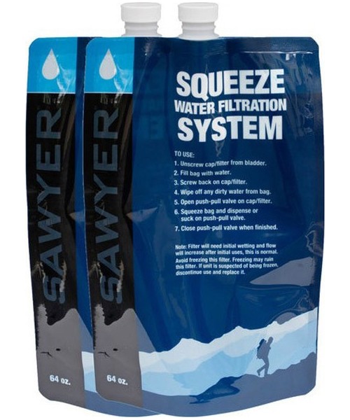 Collapsible Bottles Sawyer: Squeeze Pouch Sawyer SP114 2L – 2-Piece Set