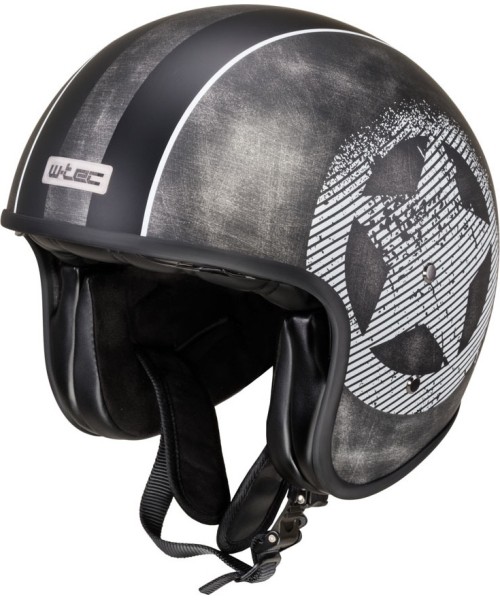 Open Face Helmets W-TEC: Motociklininko šalmas W-TEC Angeric, pilkas