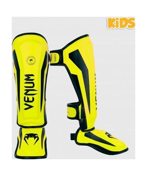 Jala kaitse Venum: Venum Elite Shin Guards Kids - Exclusive - Neo Yellow