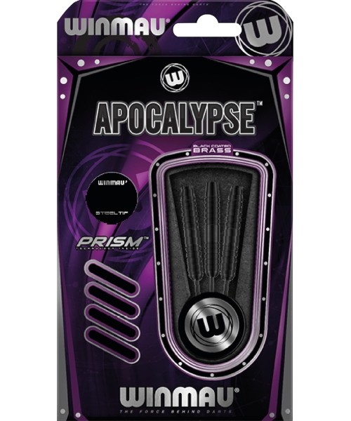 Darts Winmau: Winmau Apocalypse brass darts black coated