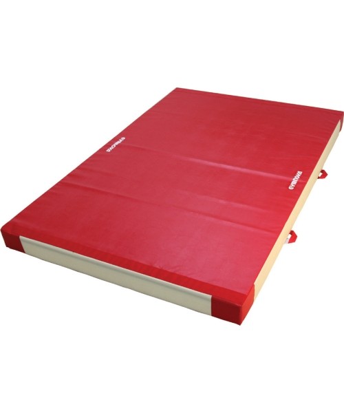 Madratsid : SAFETY MAT FOR APPARATUS LANDING - DUAL DENSITY - PVC COVER - WITH ATTACHMENT STRIPS - 300 x 200 x 20 cm