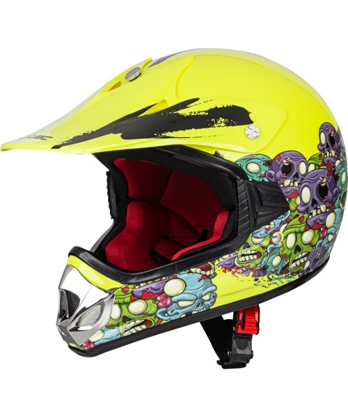 Motocross Helmets W-TEC: Vaikiškas moto šalmas W-TEC V310