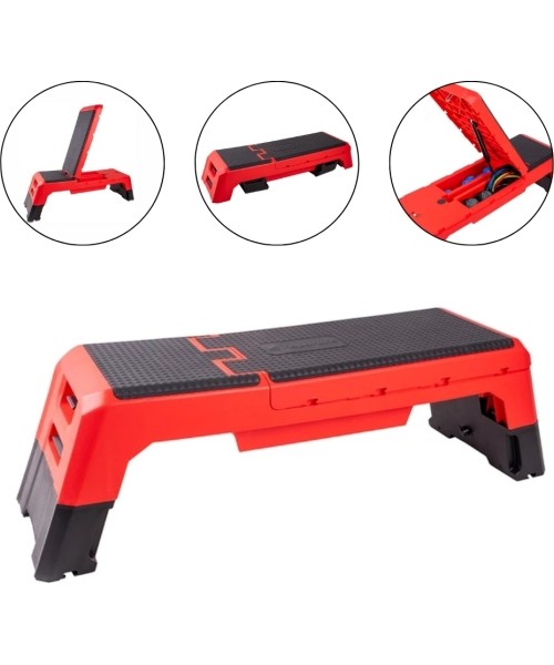 Adjustable Benches inSPORTline: Reguliuojamas suoliukas ir aerobikos pratimų platforma inSPORTline AeroBench