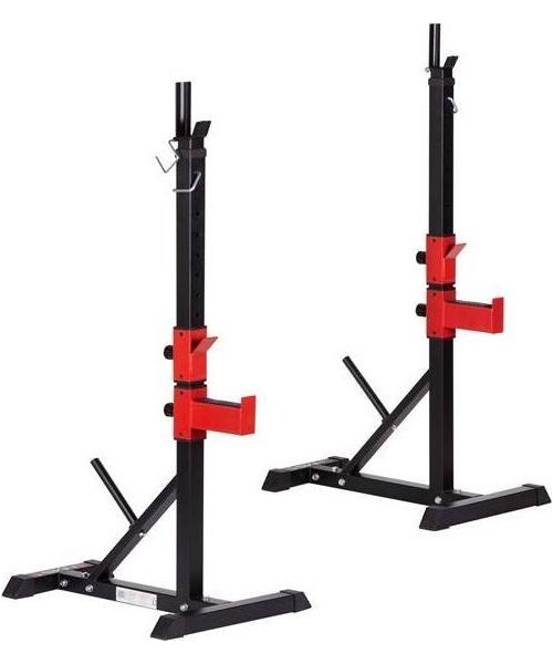 Barbell & Squat Stands HMS Premium: STR25 REGULIUOJAMI ŠTANGOS STOVAI HMS