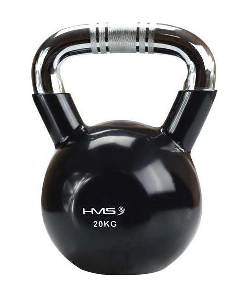 Kummkattega sangpommid HMS: KTC KETTLEBELL SU CHROMUOTA RANKENA HMS