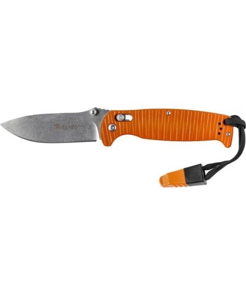 Hunting and Survival Knives Ganzo / Firebird: Ganzo G7412P-OR-WS sulankstomas peilis su švilpuku