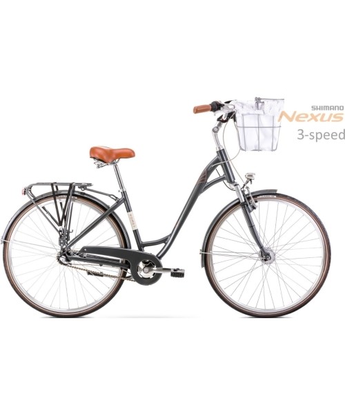 City Bikes Romet: Dviratis Romet Art Deco Classic 28" Alu 2022 grey