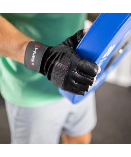 Training Gloves HMS: RST04 S DYDŽIO FITNESO PIRŠTINĖS HMS