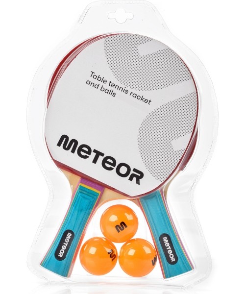 Lauatennise reketid Meteor: Set of 2 table tennis rackets