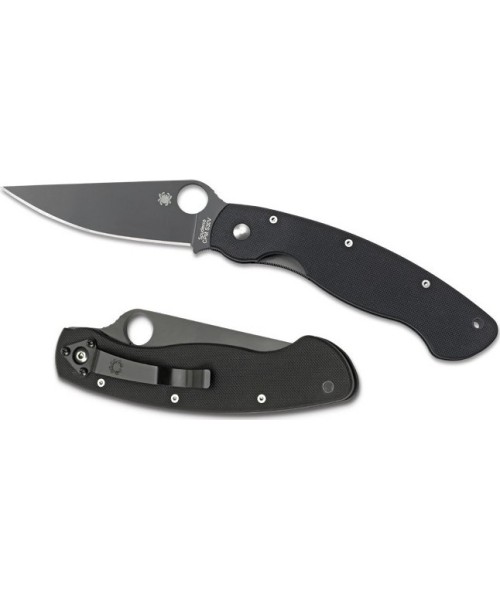 Hunting and Survival Knives Spyderco, Inc.: Sulankstomas peilis Spyderco C36GPBK Military