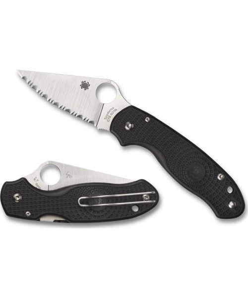 Jahi- ja ellujäämisnoad Spyderco, Inc.: Sulankstomas peilis Spyderco C223SBK Para 3, juodas