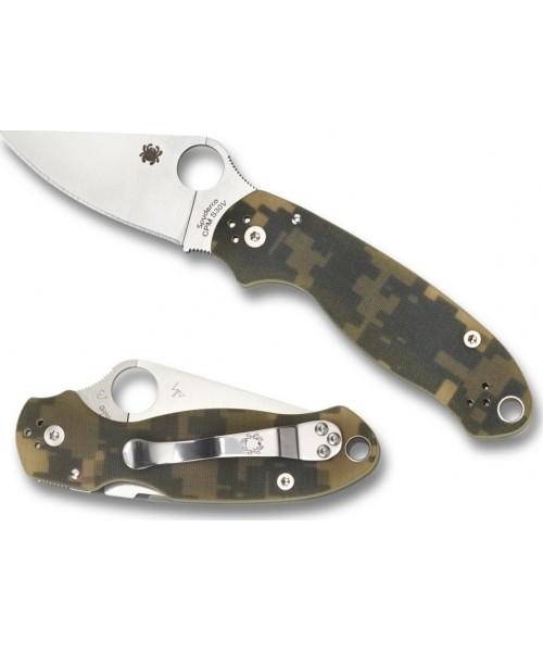 Hunting and Survival Knives Spyderco, Inc.: Sulankstomas peilis Spyderco C223GPCMO Para 3 Camo