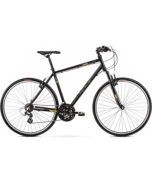 City Bikes Romet: Dviratis Romet Orkan M 2024 black-gold