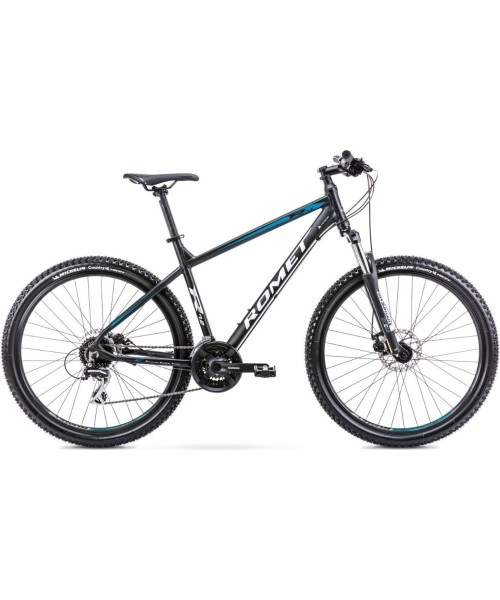 Linnarattad Romet: Dviratis Romet Rambler R7.2 27.5" 2022 black-turquoise