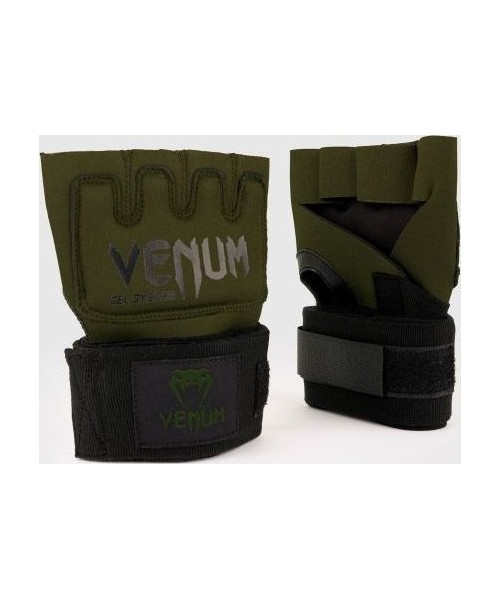 Boksi sidemed Venum: Venum Kontact Gel Glove Wraps - Khaki/Black