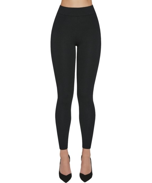 High Waist Leggings Bas Bleu: Moteriškos tamprės Bas Bleu Perrie Black