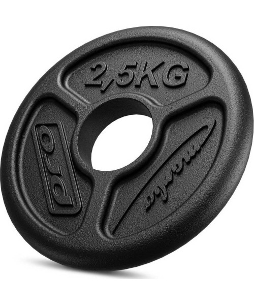 Steel Hamerton Plates Marbo Sport: Olympic Cast Iron Weight Plate Marbo MW-O2I5-OLI, 2,5 kg, 51mm