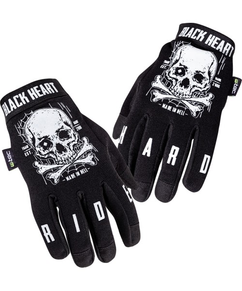 Men's Summer Motorcycle Gloves W-TEC: Moto pirštinės W-TEC Web Skull