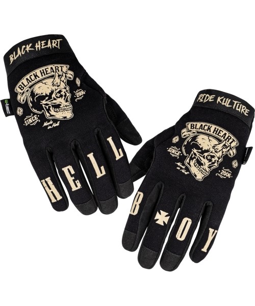 Men's Summer Motorcycle Gloves W-TEC: Universalios moto pirštinės W-TEC Black Heart Black Rioter