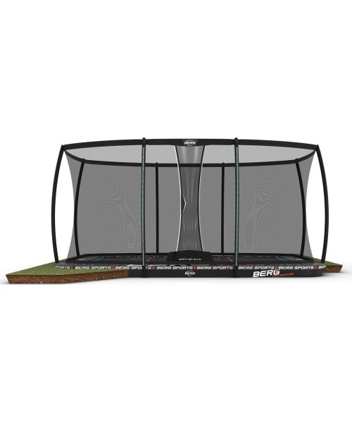 In-ground trampolines BERG: BERG SPORTS Ultim Pro Bouncer FlatGround 500 + Safety Net XL