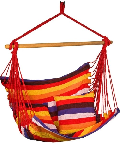 Hammocks : Braziliška kėdė-hamakas Royokamp 100x100cm, su 2 40x40cm pagalvėlėmis