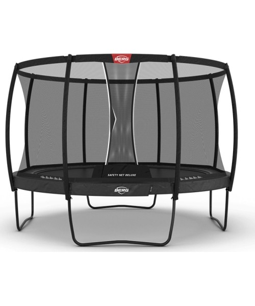 On-ground trampolines BERG: BERG Elite Regular 380 Grey + Safety Net Deluxe