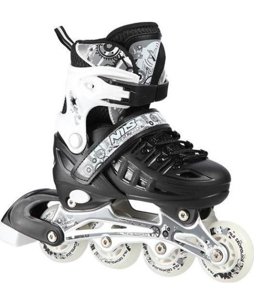 Children's Skates 2in1 Nils Extreme: NH10905 4in1 INLINE/ledo čiuožyklos NILS EXTREME