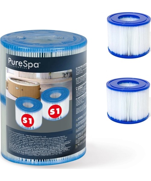 Järelpaadid Intex: Filtry S1 komplet 2szt zestaw Pure SPA INTEX 29001