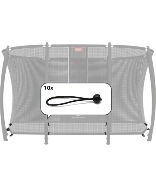 Trampoline Spare Parts BERG: Safety Net Deluxe - Elastic bands for bottom of netting (10x