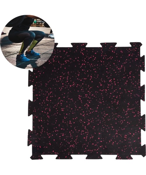 Puzzle kaitsemattid inSPORTline: Stiprus grindų kilimėlis inSPORTline Puzeko 50 x 50 x 1 cm