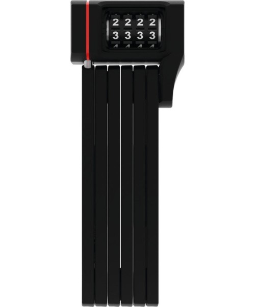 Kindad ja kiivrid Abus: ABUS Ugrip Bordo 5700C/80 klapplukk koodiga (must)