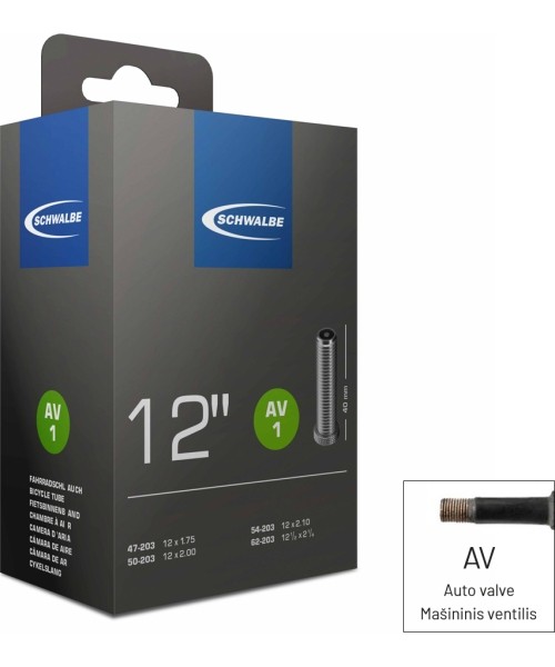 Kindad ja kiivrid : Schwalbe 12X1/2X2.1/4 AV40 kaamera