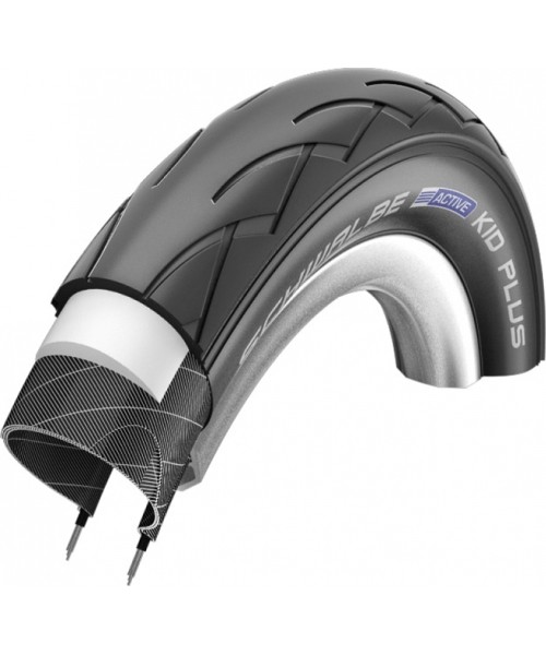 Gloves & Helmets & Accessories : Padanga Schwalbe 12x1.75 (47-203) KID PLUS BLACK HS413