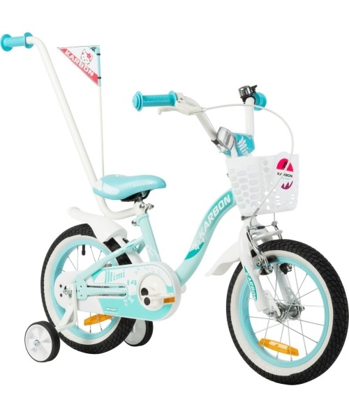 Children's and Junior Bikes : Dviratis Karbon Mimi 14 sky-white