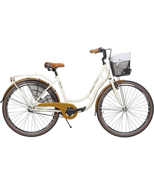 City Bikes : Dviratis AZIMUT Holland Retro 28" 3-speed 2023 cream shiny