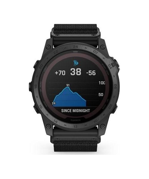Aktiivsus monitorid Garmin: Garmin Tactix 7 Pro Ballistics Saulės energija maitinamas taktinis GPS laikrodis su taikomąja bal...