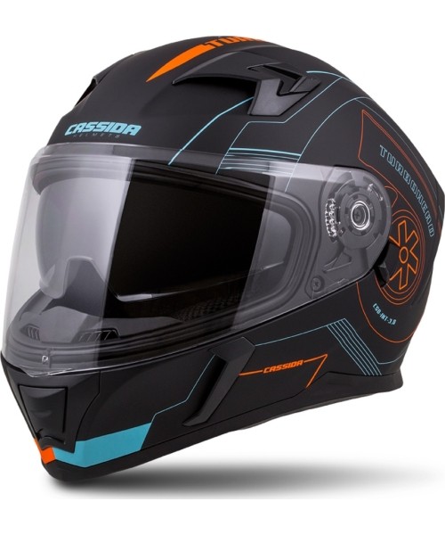 Täieliku näoga kiivrid Cassida: Moto šalmas Cassida Integral 3.0 Turbohead